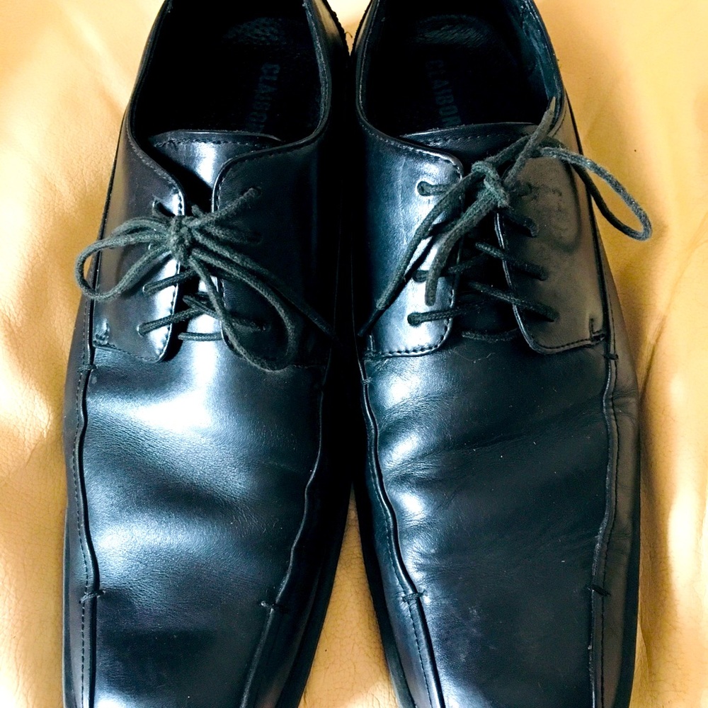 Men’s Sz #11 CLAIBORNE Dress Lace up Black Shoes